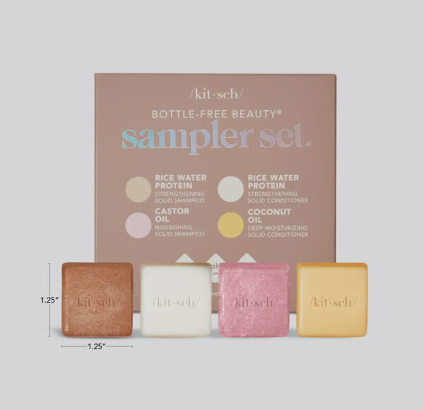 Kitsch Shampoo & Balsam 4 pk testersett