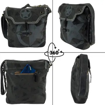 Crossbodyveske Sort stjerne - Image 4