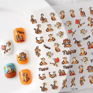 Neglestickers Tigergutt
