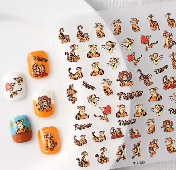 Neglestickers Tigergutt