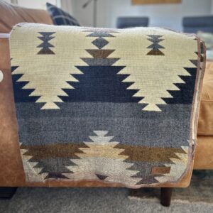 Alpakkapledd - Southwestern Geometric Rocky