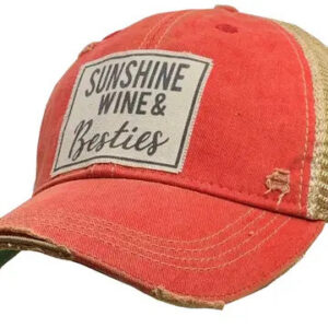 Trucker Caps "Sunshine, Wine & Besties"