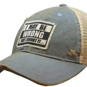 Trucker Caps "I may be wrong"