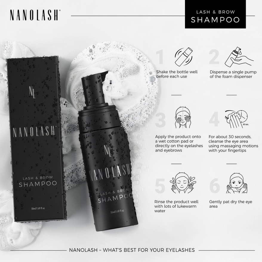 Nanolash - Lash & Brow Shampoo - Image 3