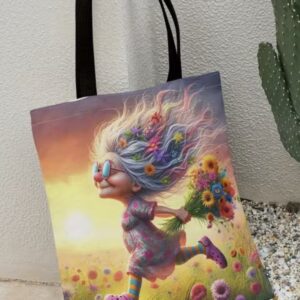 Handlenett Flowerpower