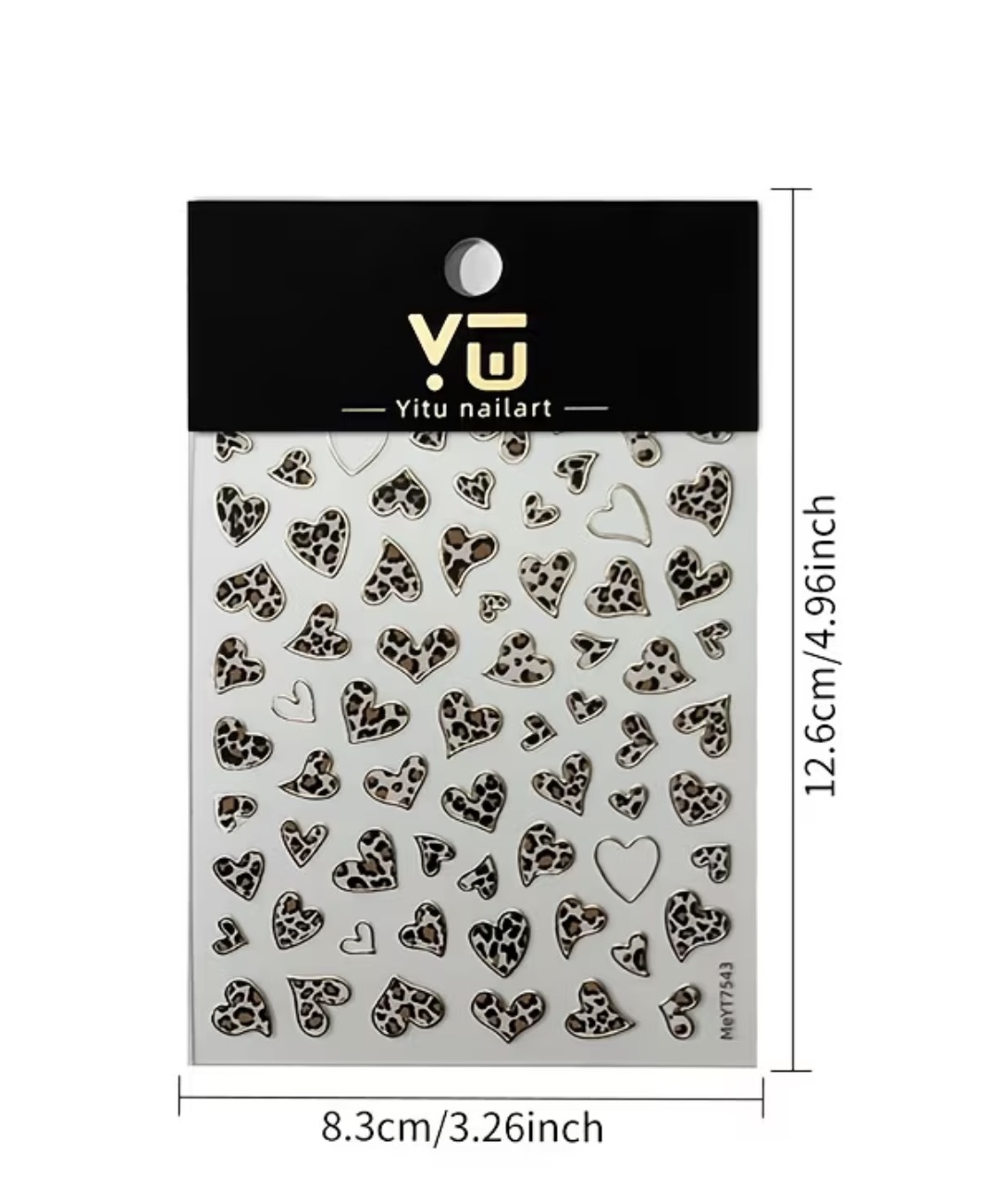 Neglestickers Panterhjerter - Image 4