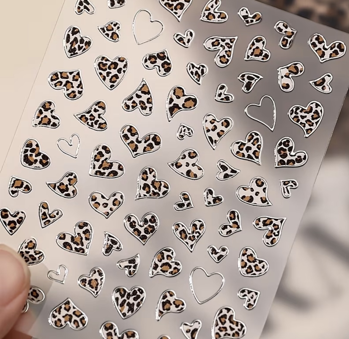 Neglestickers Panterhjerter - Image 3