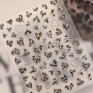 Neglestickers Panterhjerter